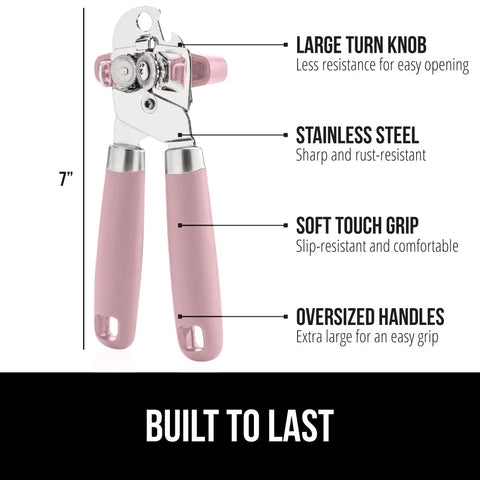 GORILLA GRIP manija suave rosa para agarre cómodo durante uso prolongado
