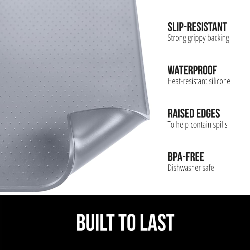 Base antideslizante Gorilla Grip mantiene la cafetera estable.