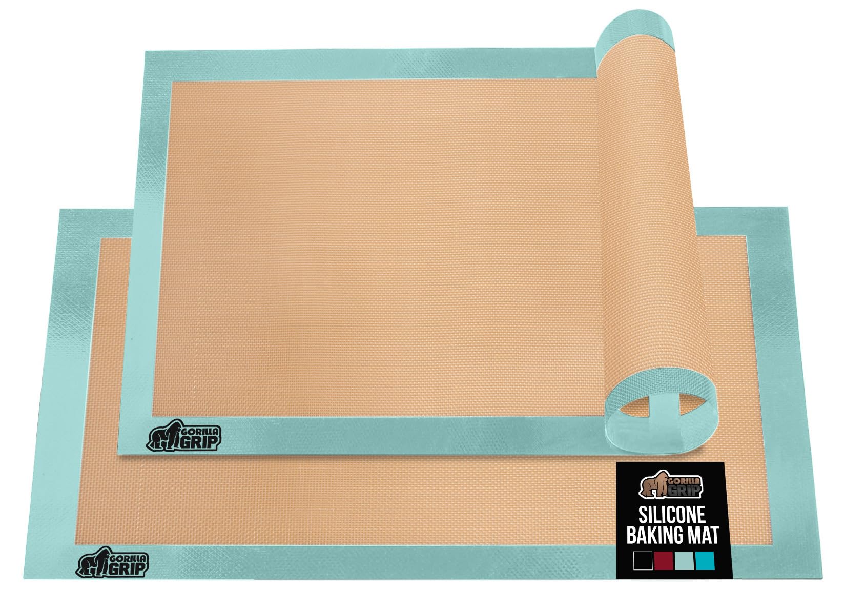 GORILLA GRIP: estera de silicona antiadherente para hornear sobre bandejas.