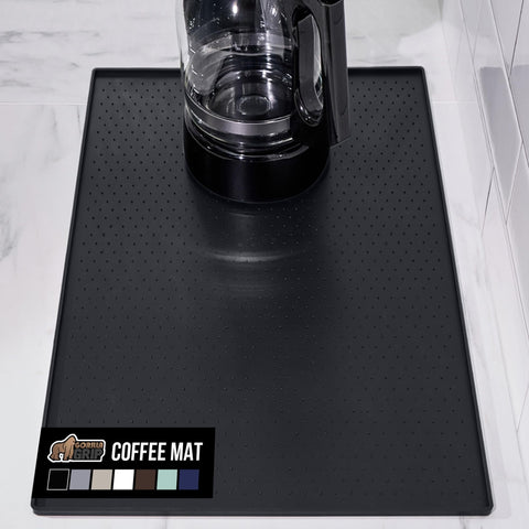 Gorilla Grip: mat de silicona para café protege la encimera de derrames