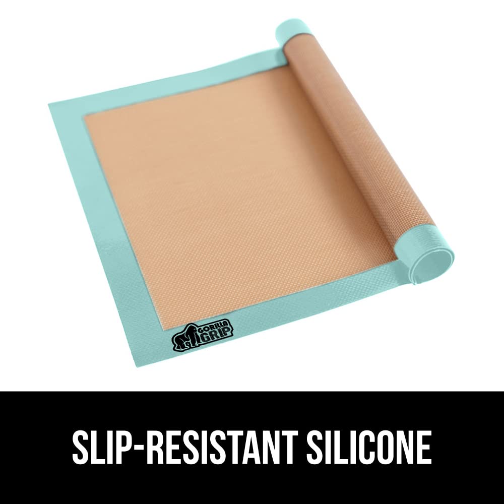 GORILLA GRIP superficie estable para hornear sin moverse.