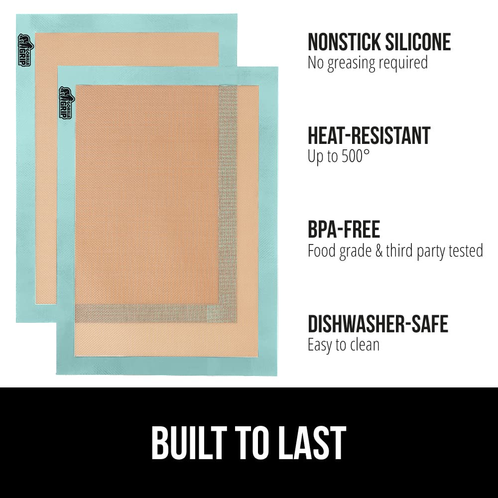 GORILLA GRIP estera de silicona resistente a 500 grados para horno.