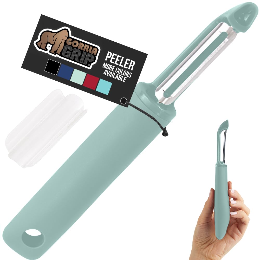 Pelador dual giratorio Gorilla Grip para pelar rápido y uniforme