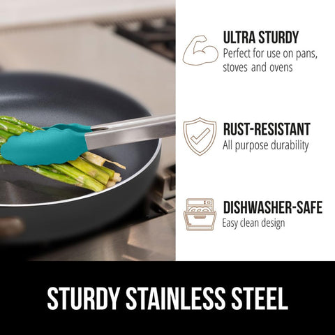 GORILLA GRIP ideales para ensaladas y carnes, manejo cómodo.
