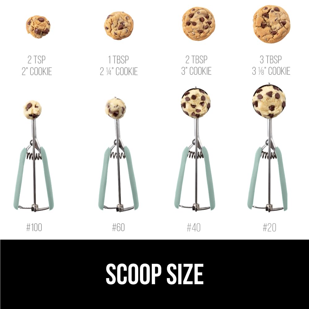 GORILLA GRIP Porciones uniformes para galletas, muffins y albóndigas.