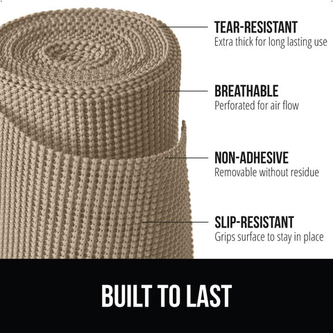 GORILLA GRIP powerGRIP, agarre fuerte en cajones para organización estable.