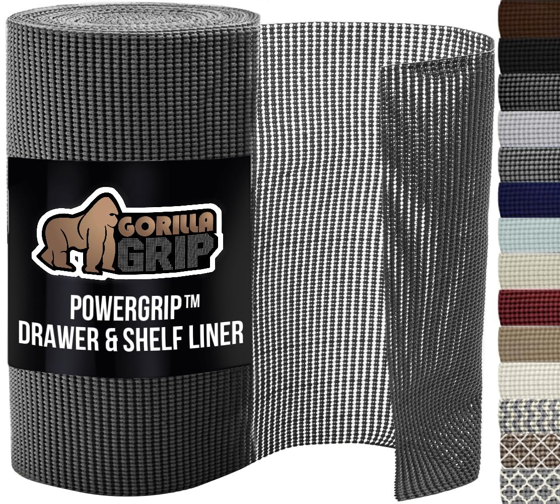 GORILLA GRIP powerGRIP base para cajones, agarre fuerte y estable.