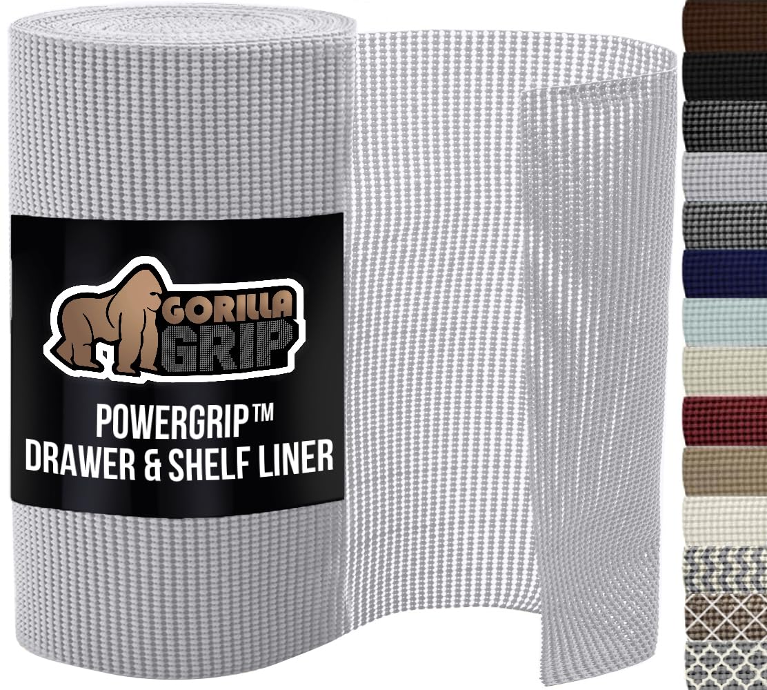 gorilla grip powergrip, empaque del producto, protección de superficies y fácil instalación
