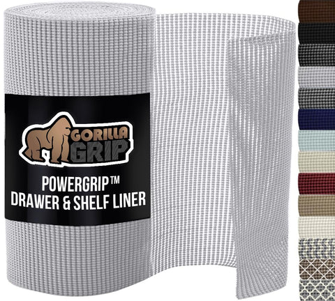 gorilla grip powergrip, empaque del producto, protección de superficies y fácil instalación
