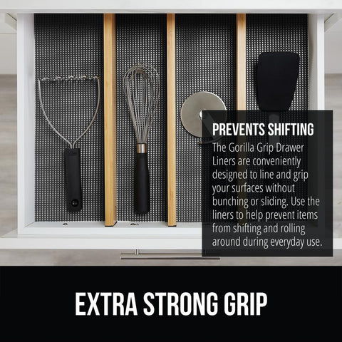 GORILLA GRIP powerGRIP protector de cajones, evita arañazos en superficies.