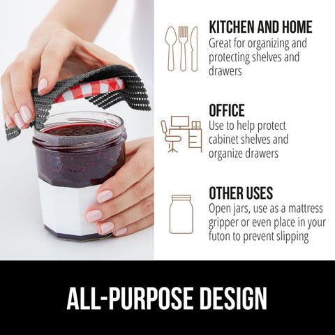 GORILLA GRIP powerGRIP para despensa, frascos y alimentos organizados.