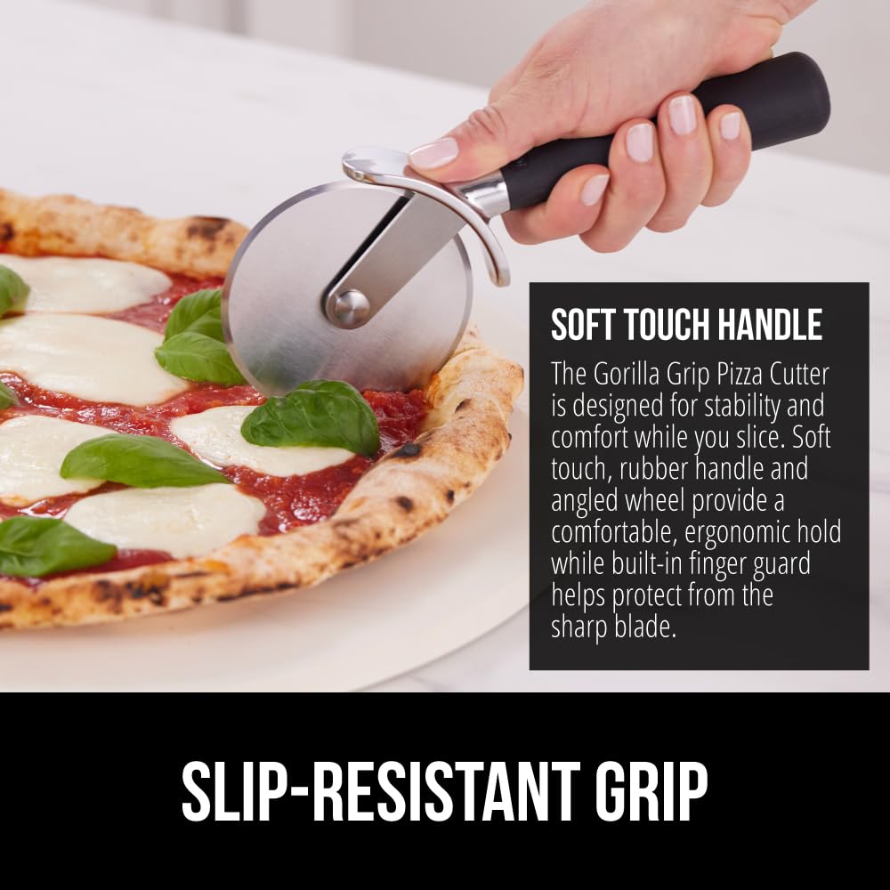 GORILLA GRIP protector de dedo para mayor seguridad al cortar.