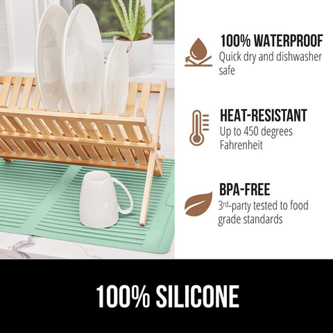 GORILLA GRIP Silicona libre de BPA, segura para utensilios y fregadero