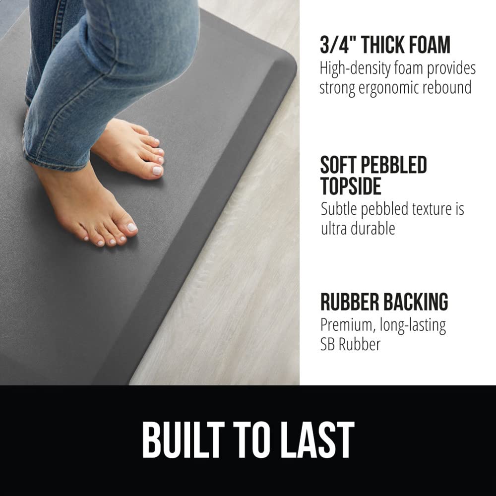 gorilla grip superficie top acolchada ofrece soporte ergonómico durante largas tareas