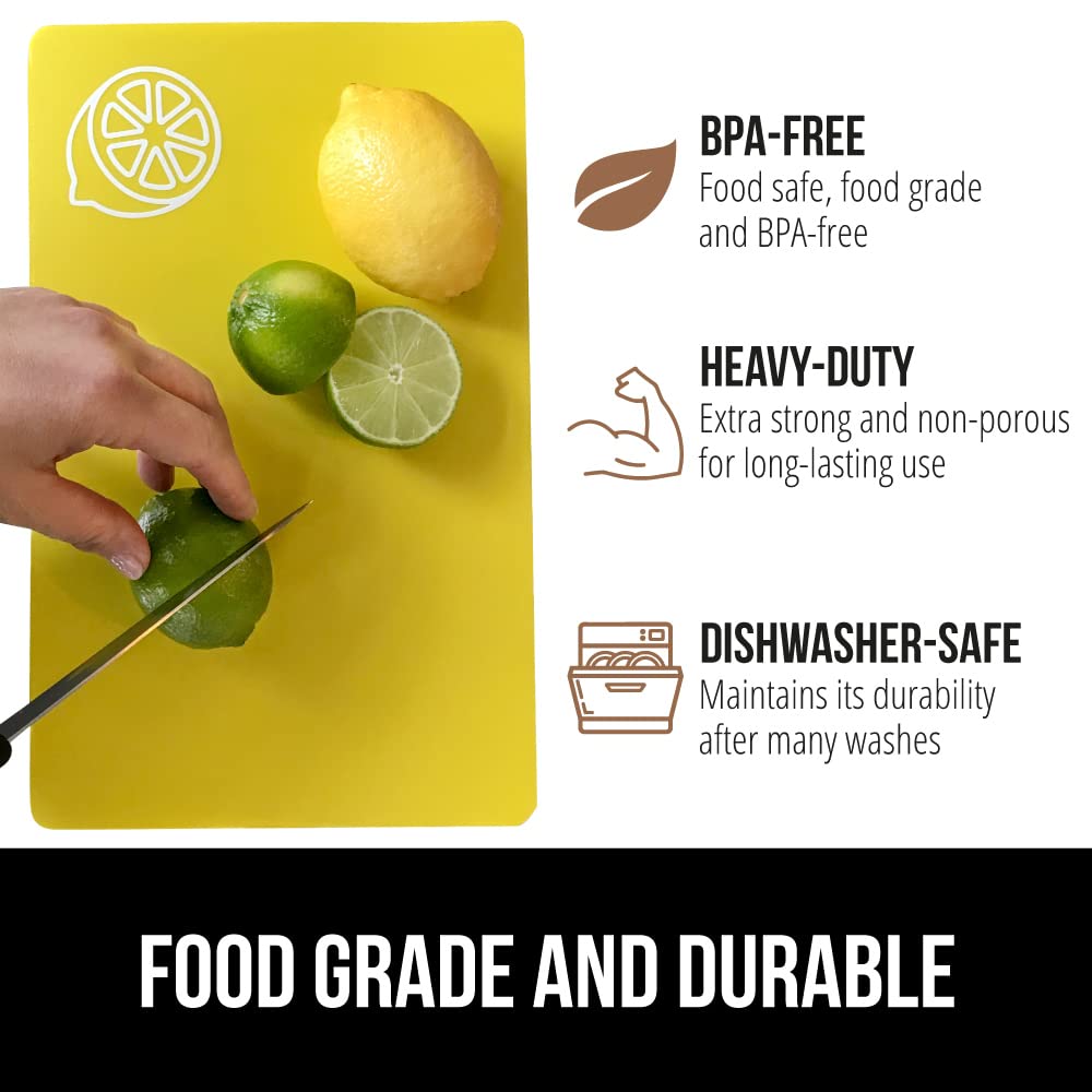 Gorilla Grip: tamaño grande 15x12 pulgadas para recetas amplias.