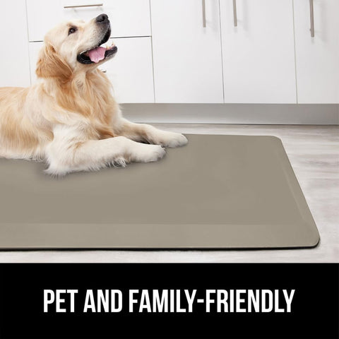 GORILLA GRIP tamaño 39x20 taupe con soporte cómodo para pies