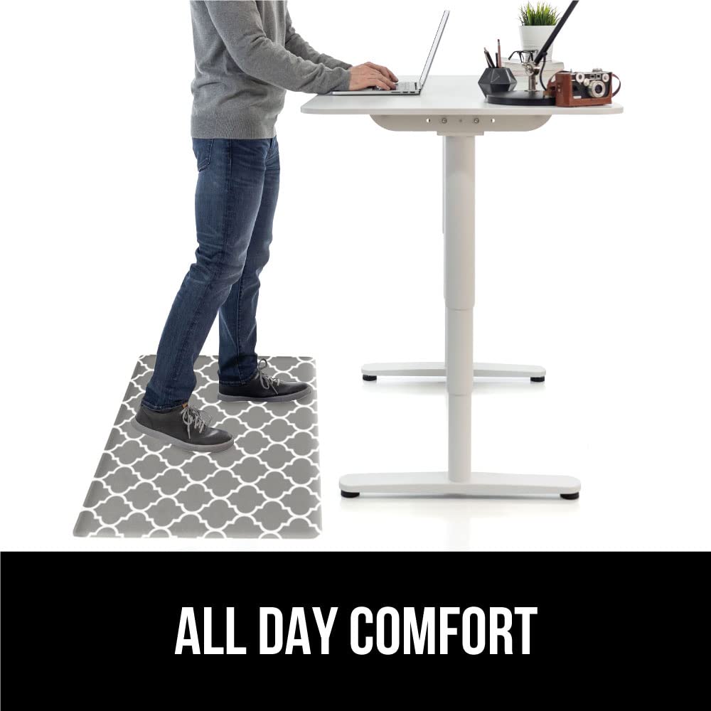 GORILLA GRIP oficina ergonómica, estación de trabajo cómoda para jornadas largas