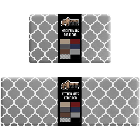 GORILLA GRIP alfombrilla de cocina 17x29, frente, confort continuo para cocinar