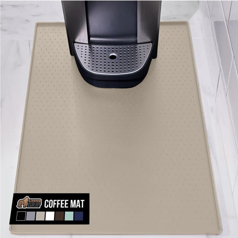 Tapete Gorilla Grip de silicona para café mantiene estable la máquina y protege la encimera