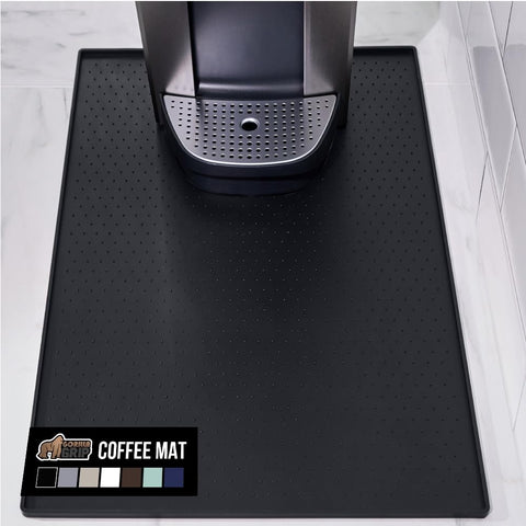 GORILLA GRIP Tapete de silicona para café 15x23 protege superficies de derrames.