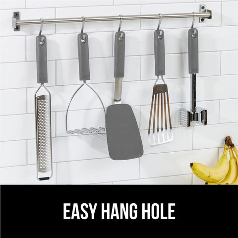 Uso multifuncional de Gorilla Grip para huevos y hamburguesas