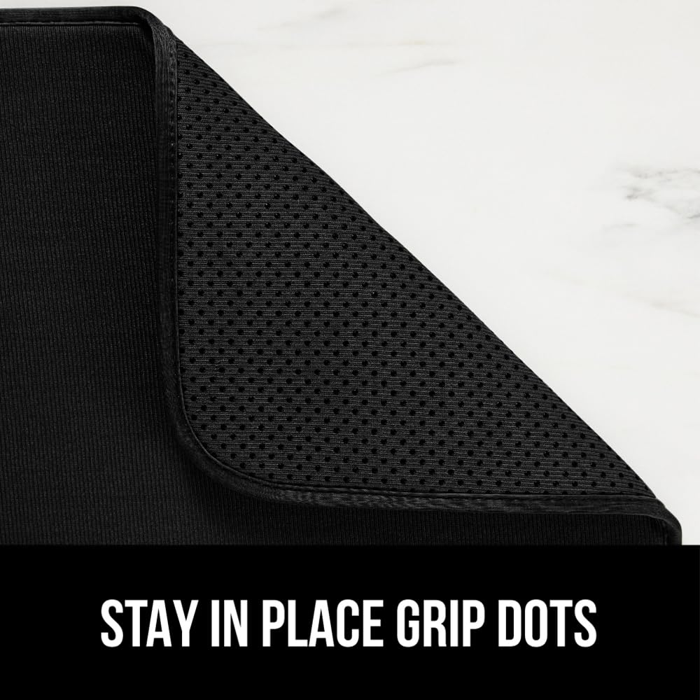 Uso versátil: secado o debajo de escurridor con Gorilla Grip.