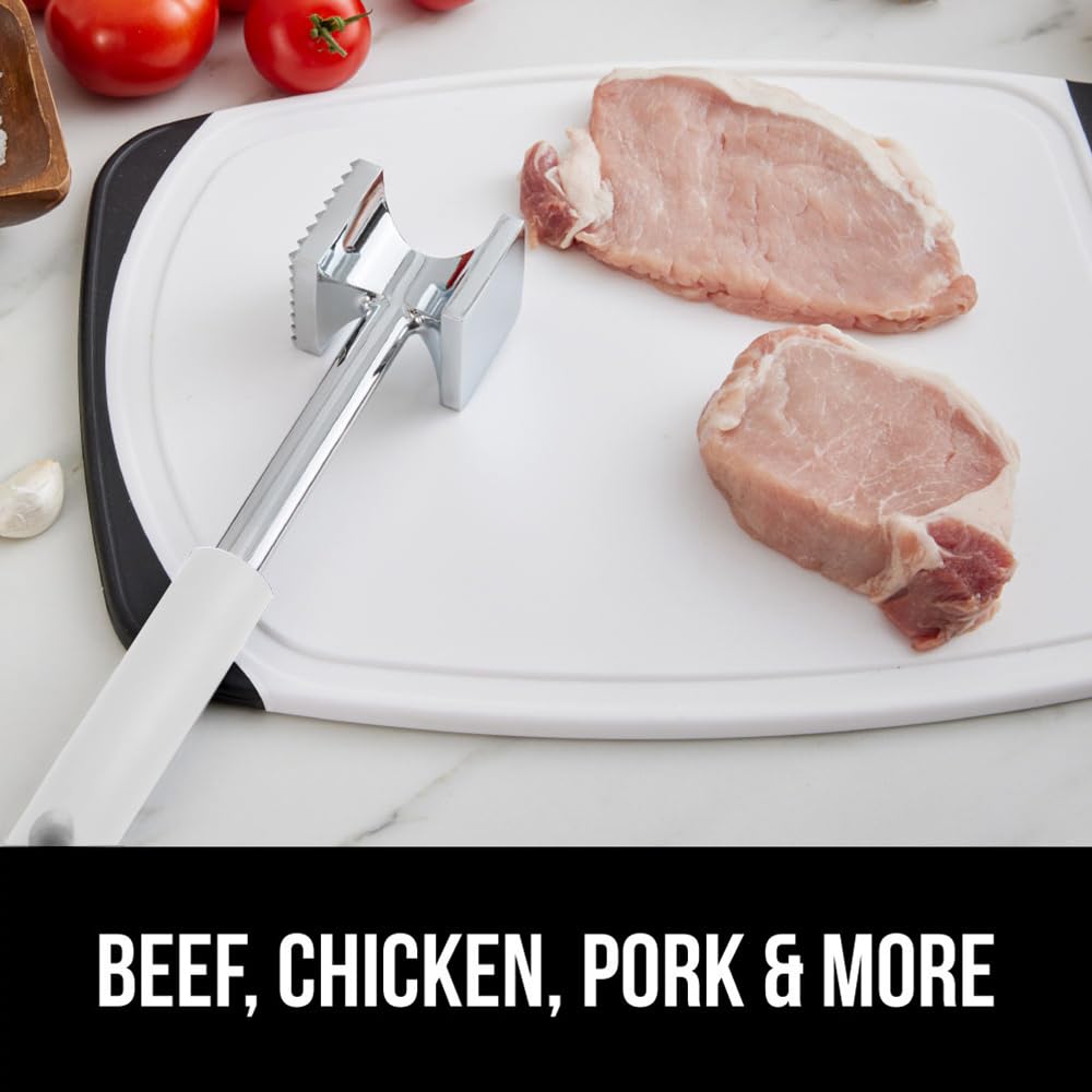 GORILLA GRIP: uso versátil para ablandar y aplanar carnes.