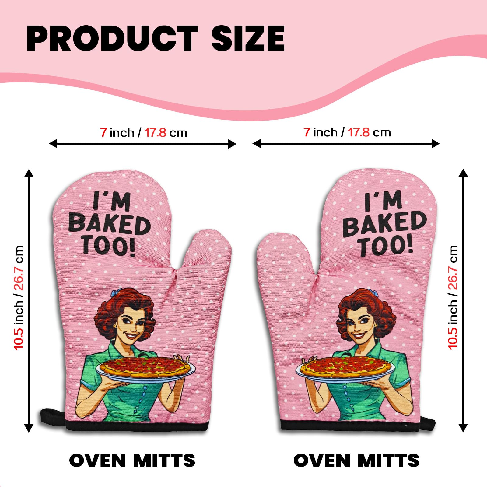 Guantes de horno GOSJINNK: protección de calor hasta 200 °C para manos.