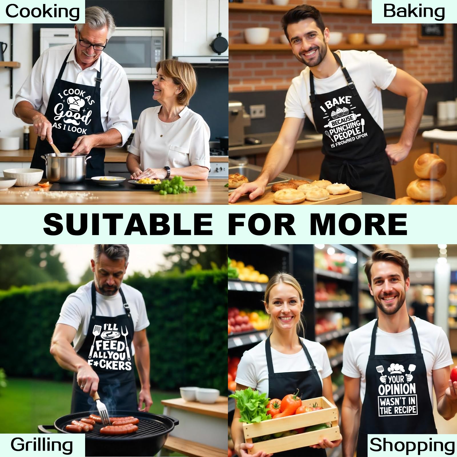 GOSJINNK Regalo ideal para mamá, esposa o amiga chef.