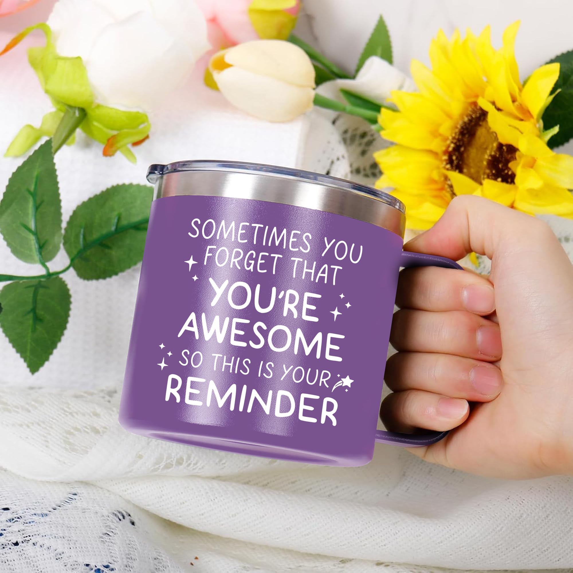 Taza Gossby para jefe o colega, regalo práctico de 14oz con tapa