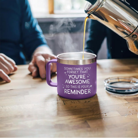 Taza Gossby de uso diario para café o té, mantiene temperatura