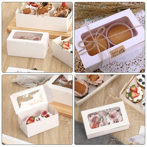 GothaBach conjunto 30 cajas cupcake, listo para eventos.