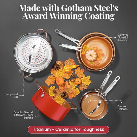 Bandeja hornear XL Gotham Steel para hornear de manera uniforme