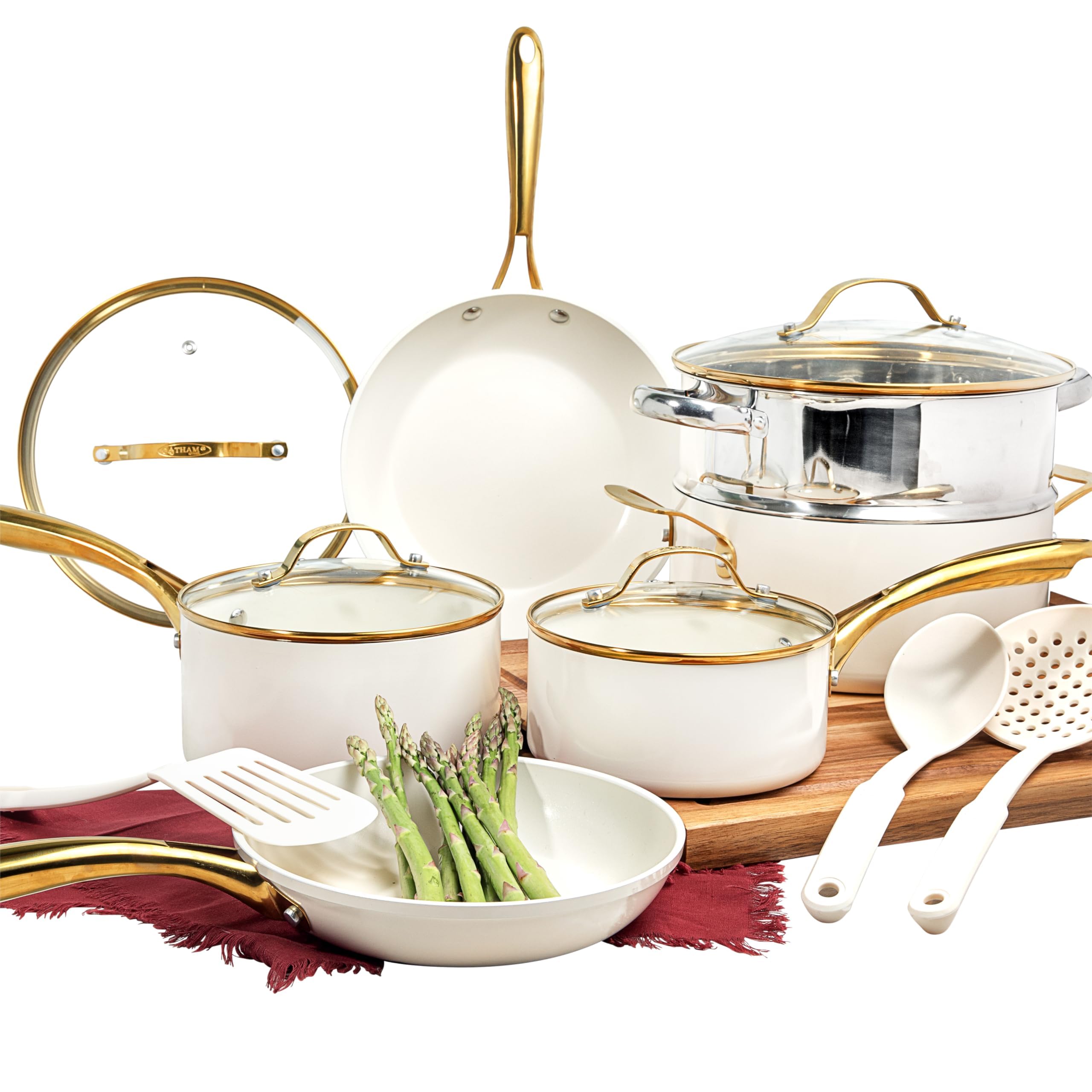Gotham Steel sartén 8.5 pulgadas antiadherente, fácil limpieza para cocina diaria