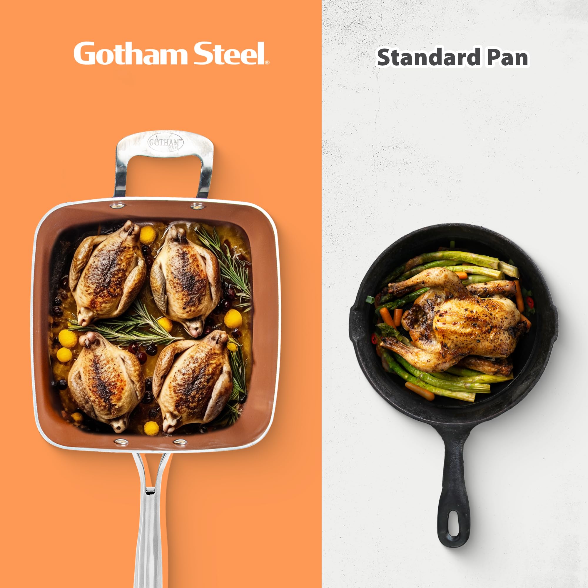 Gotham Steel: lavable en lavavajillas para limpieza rápida