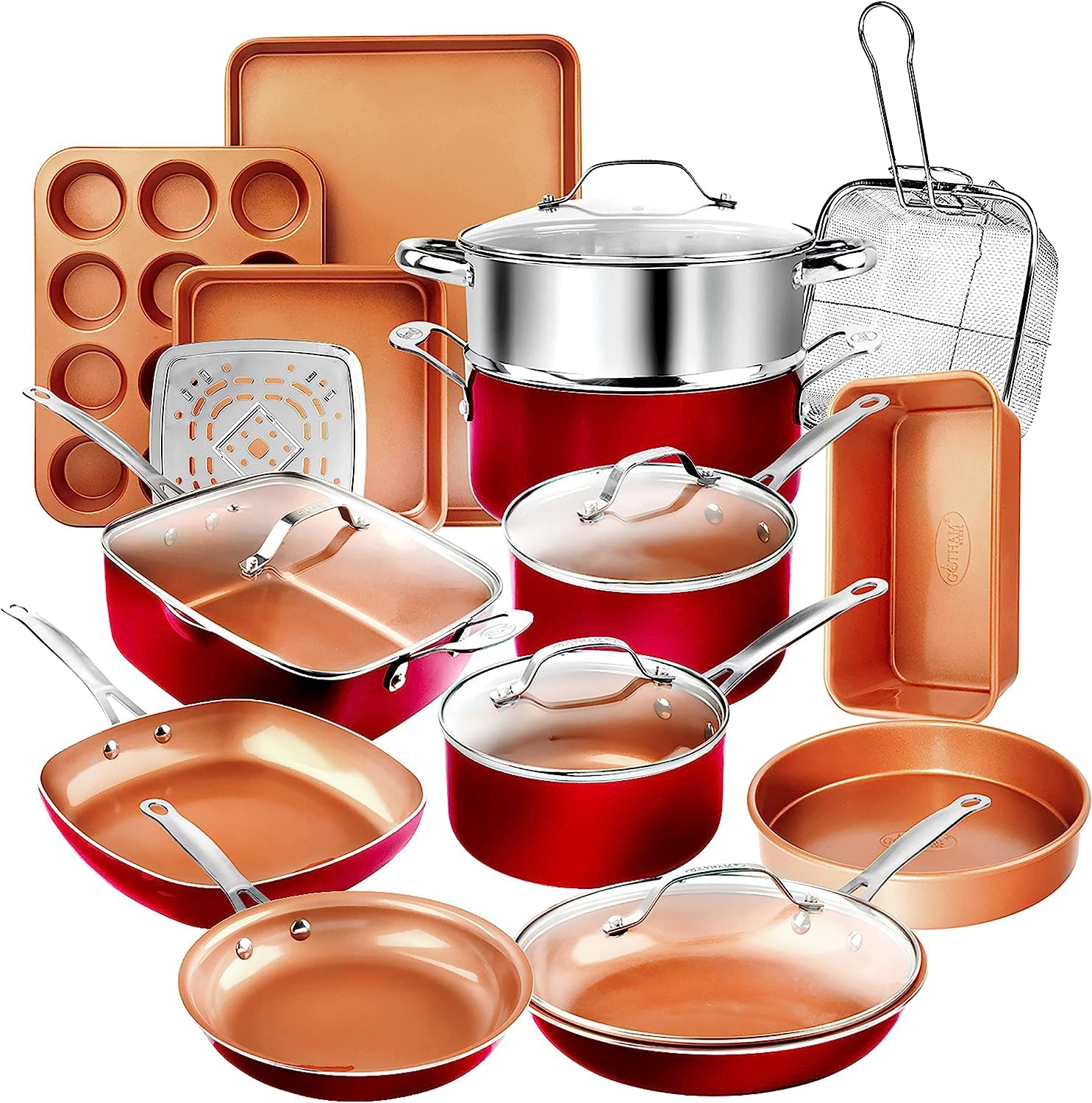 Conjunto Gotham Steel completo para empezar a cocinar con confianza