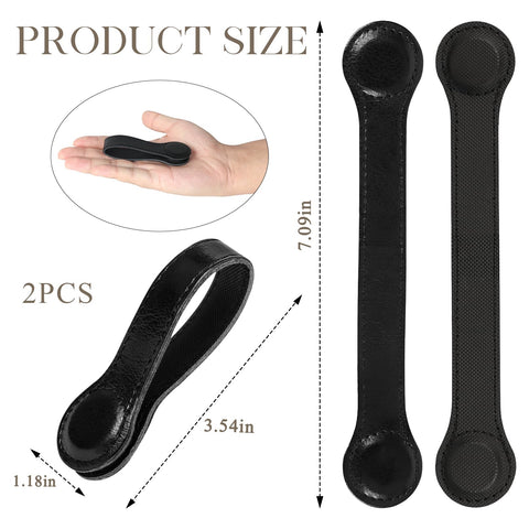 Gotorido clip toalla cuero magnético en casa, ideal para ordenar accesorios.