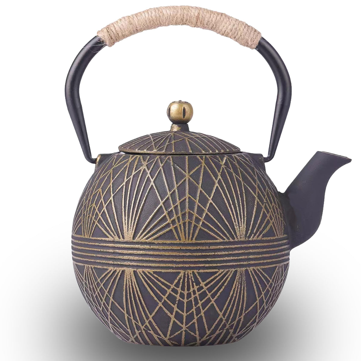 Tetera GOTOSOBAY enamelada, exterior elegante para servir té.