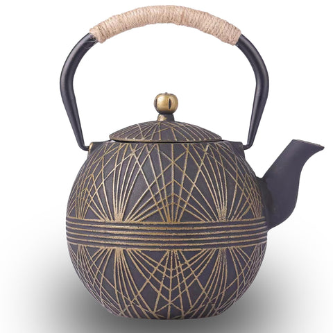 Tetera GOTOSOBAY enamelada, exterior elegante para servir té.