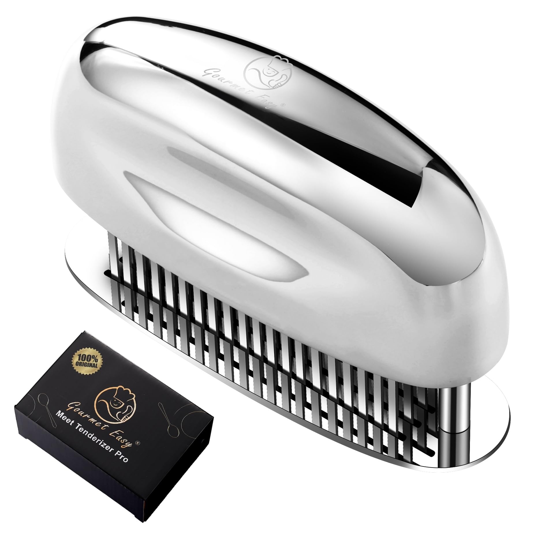 Ablandador Gourmet Easy con agujas ultrafinas para marinar más rápido.