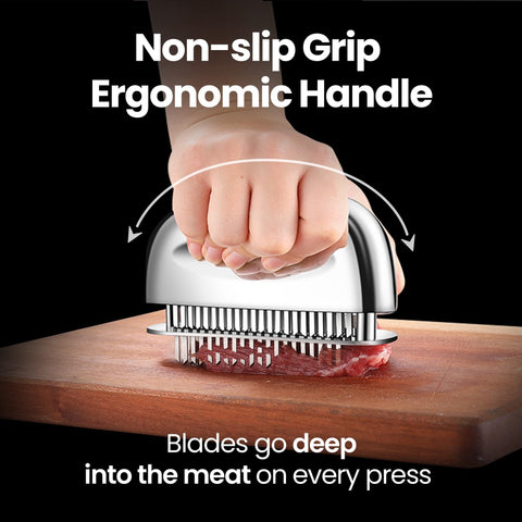 Ablandador Gourmet Easy con manija ergonómica para presión uniforme.