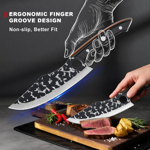 Cuchillo GourmetEdge: uso versátil para cortar, picar y desmigar ingredientes