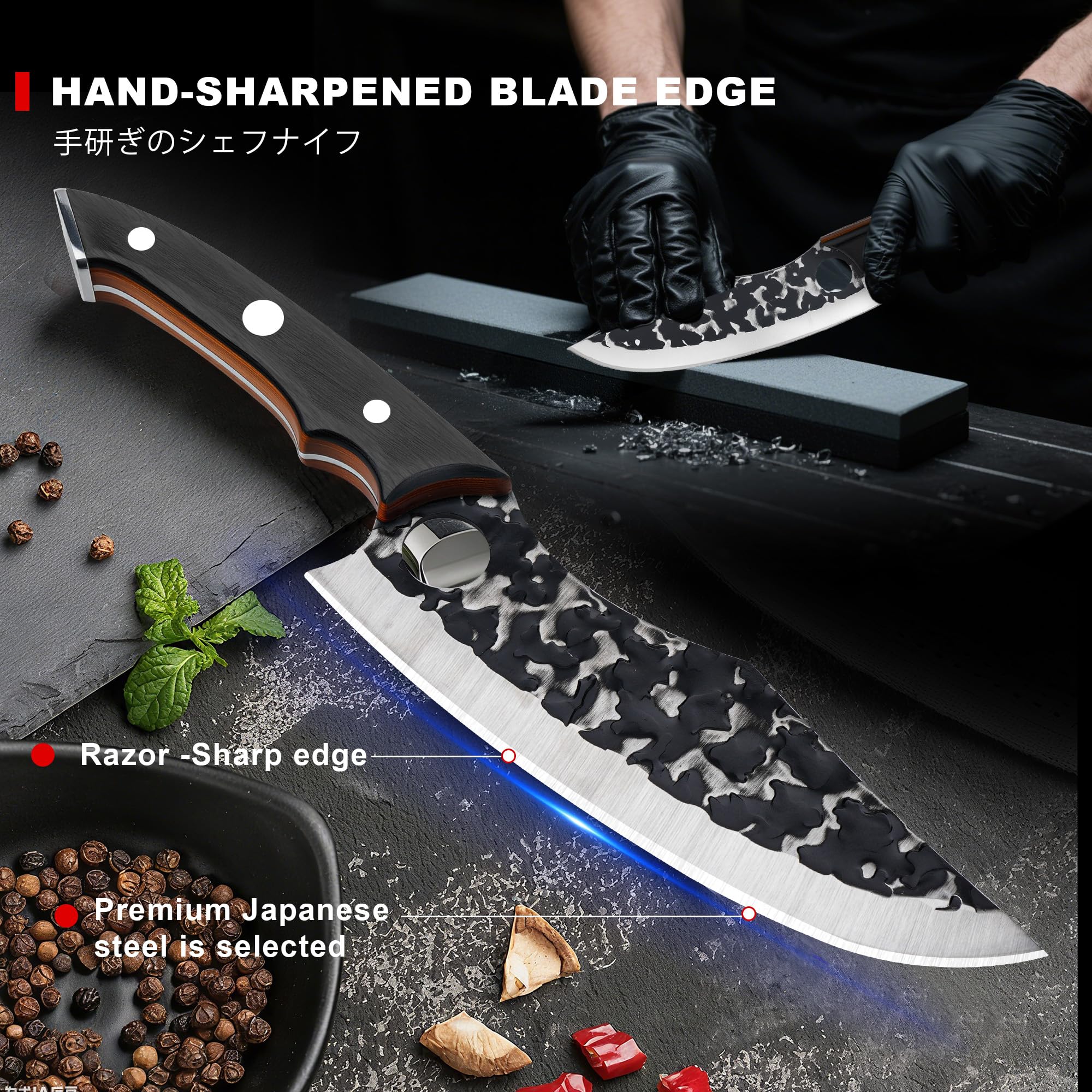 GourmetEdge: filo afilado para cortar carne, verduras y pescado con precisión