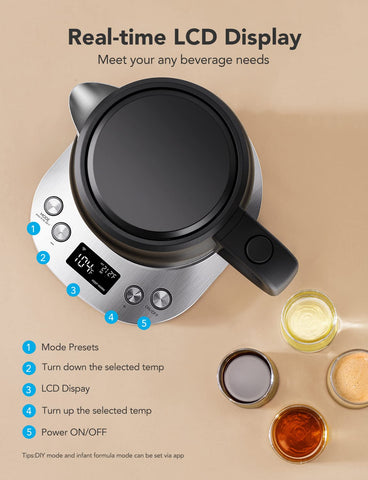 GoveeLife acero inoxidable sin BPA para seguridad y durabilidad