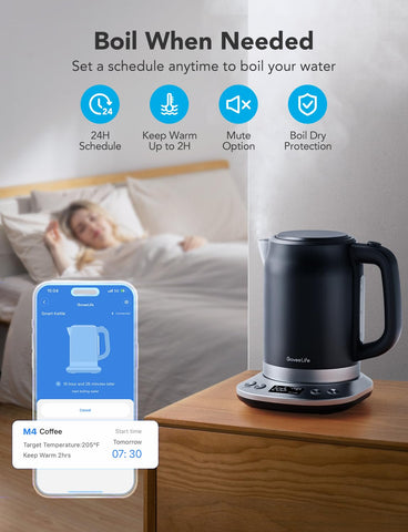 GoveeLife hervor rápido con 1500W para agua lista en minutos