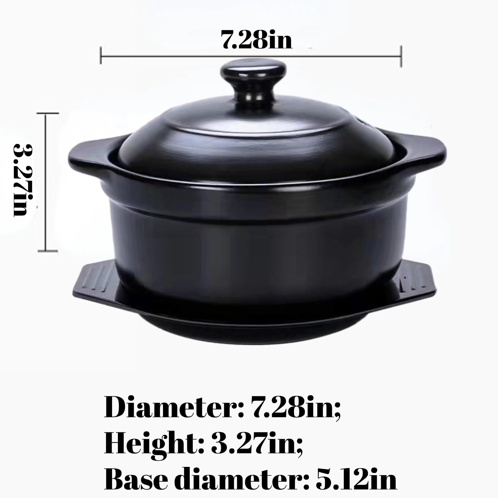 GOVNPJ Olla coreana de piedra en horno mantiene temperatura estable.