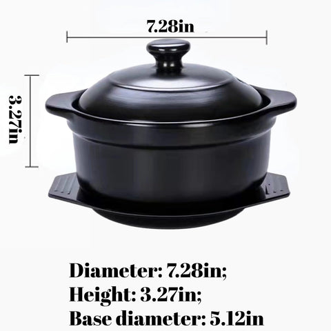 GOVNPJ Olla coreana de piedra en horno mantiene temperatura estable.