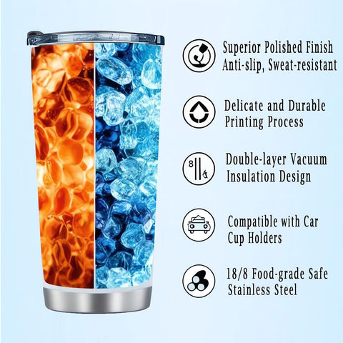 Vaso aislado de GOWOLA para camping y viajes, uso versátil.