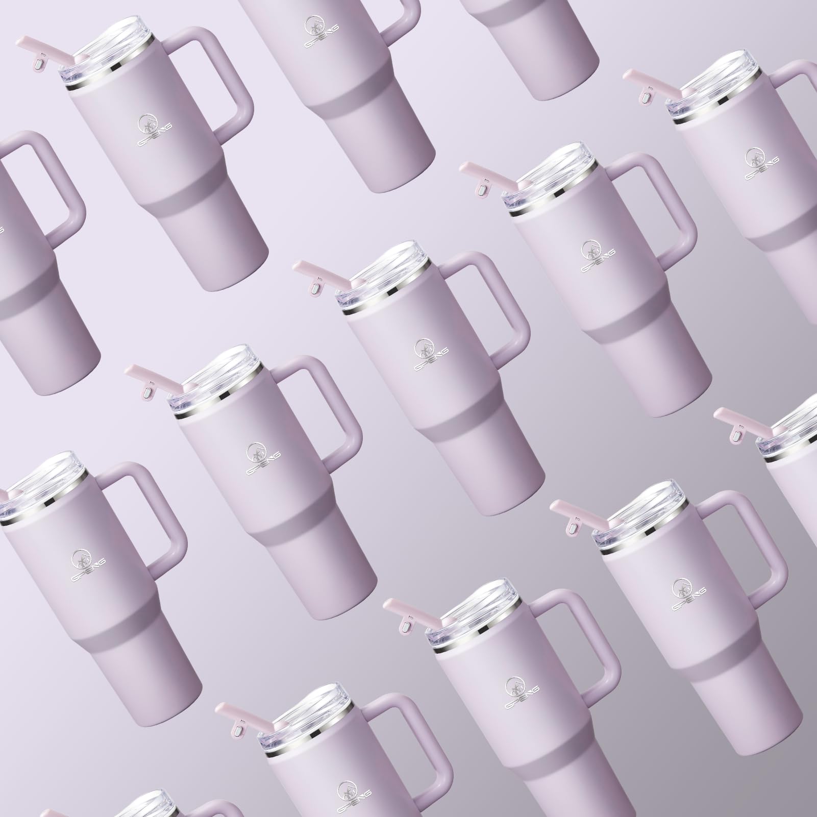 Gpeng tumbler con doble aislamiento mantiene la temperatura de la bebida.