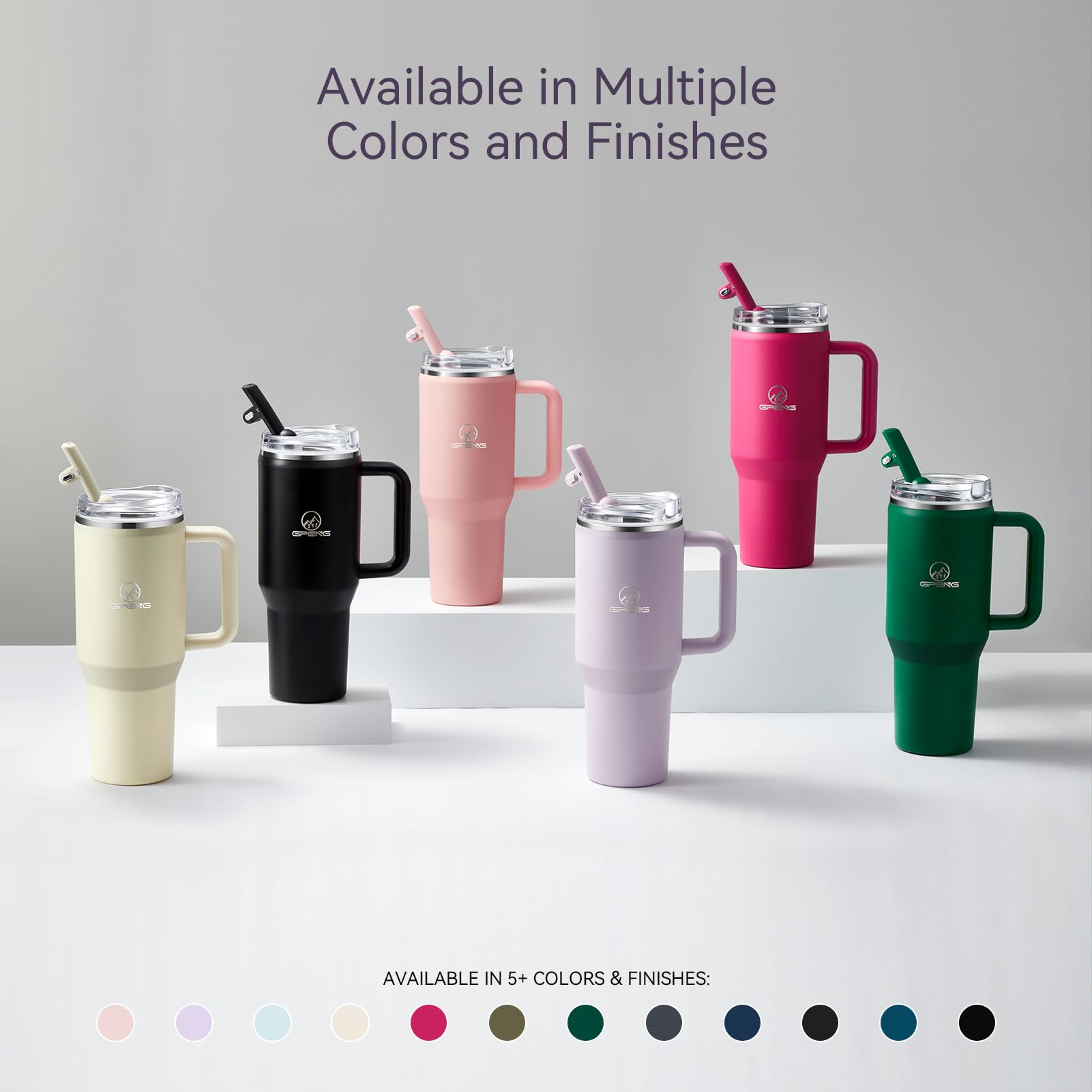 Gpeng tumbler uso diario, perfecto para trabajo y actividades al aire libre.
